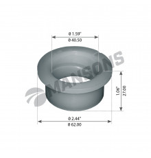 900.232 Mansons Втулка торсиона кабины