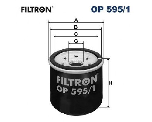 OP595/1 Filtron Фильтр масляный