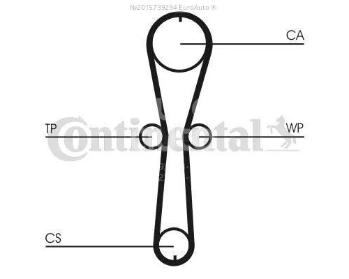 CT915WP2 ContiTech Ролик-натяжитель ремня ГРМ