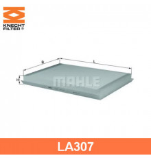 LA307 Mahle / Knecht Фильтр салона