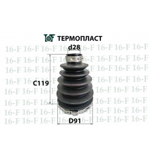 SS-3005 16F Пыльник внут/пер. ШРУСа (к-кт)