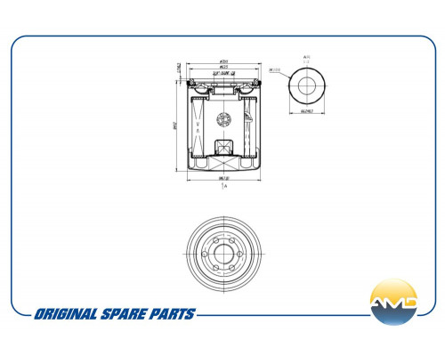 AMD.FL235 AMD Фильтр масляный