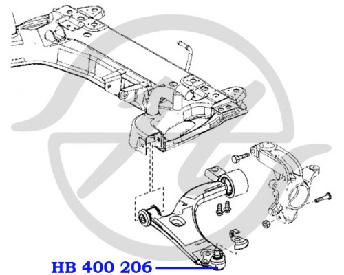 HB400206 Hanse Опора шаровая передней подвески