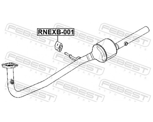 RNEXB-001 FEBEST Резинка подвеса глушителя RNEXB-001 FEBEST Резинка подвеса глушителя