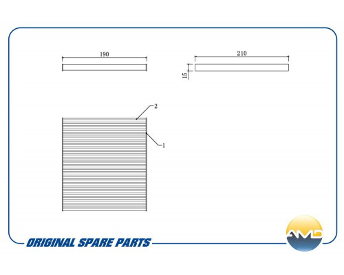 AMD.FC167C AMD Фильтр салона