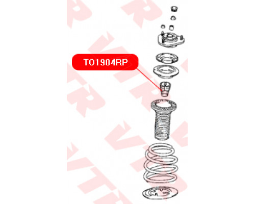 TO1904RP VTR Отбойник переднего амортизатора