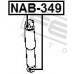 NAB-349 FEBEST Втулка заднего амортизатора