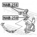 NAB-259 FEBEST Втулка поворотного кулака для Nissan Primera P12E 2002-2007