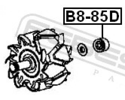 B8-85D FEBEST Подшипник генератора