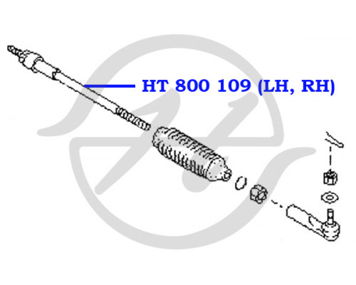 HT800109 Hanse Тяга рулевая