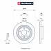 Тормозной диск задн. Chevrolet Cruze I 09-; Opel Astra J 09- / Zafira C 11- (M2000595)