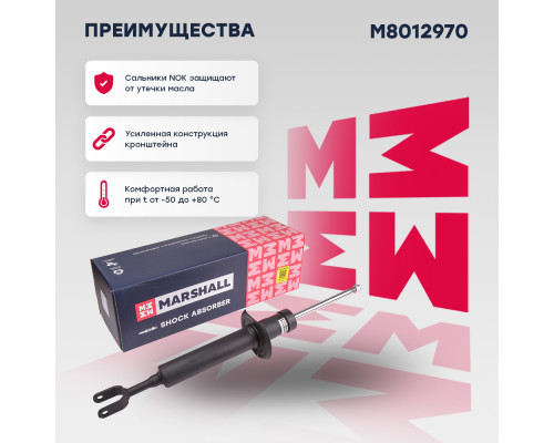 Амортизатор газ. передн. Audi A4 (B6) 00- (M8012970) Амортизатор газ. передн. Audi A4 (B6) 00- (M8012970)
