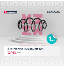 Пружина подвески задн. Opel Astra G 98- (M8030480)