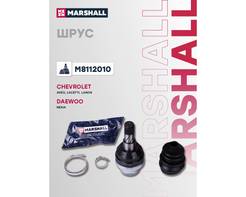 ШРУС внутренний CHEVROLET AVEO 02-, LACETTI 04-, LANOS 02-; DAEWOO NEXIA 94-