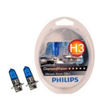 Лампы PHILIPS Diamond Vision H3 12V 55W (Комплект - 2 шт.)