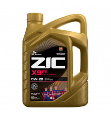 Масло моторное синтетическое ZIC X9 FE 0W-20 (4л) 162684