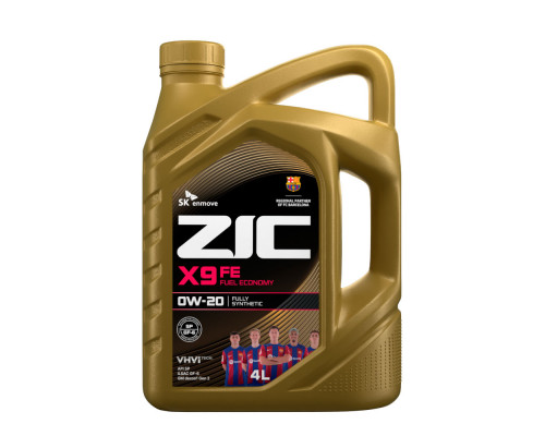 Масло моторное синтетическое ZIC X9 FE 0W-20 (4л) 162684