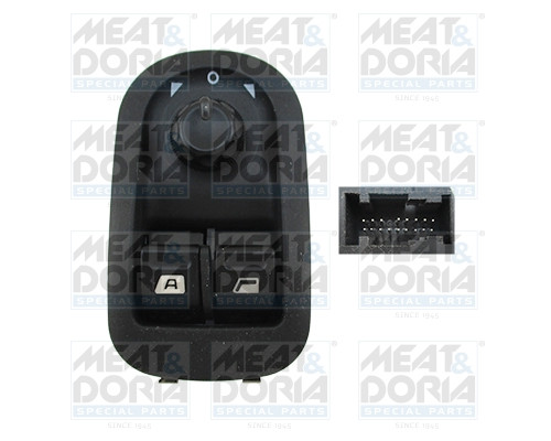 26087 MEAT&DORIA Блок управления стеклоподъемниками для Peugeot 206 1998-2012