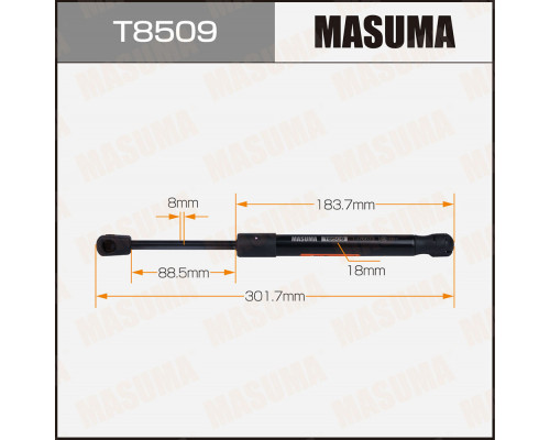T8509 Masuma Амортизатор крышки багажника