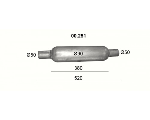 00.251 Polmostrow Пламегаситель универсальный