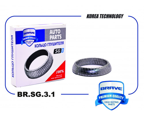BR.SG.3.1 Brave Кольцо глушителя для VAZ 2108 / 2109 1984-2006