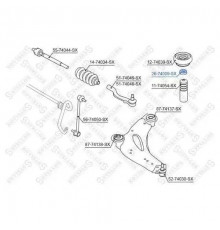 26-74009-SX Stellox Подшипник опоры переднего амортизатора