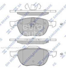 SP1260 HI-Q Колодки тормозные передние к-кт