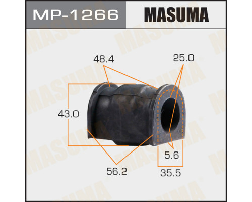 MP-1266 Masuma Втулка (сайлентблок) переднего стабилизатора