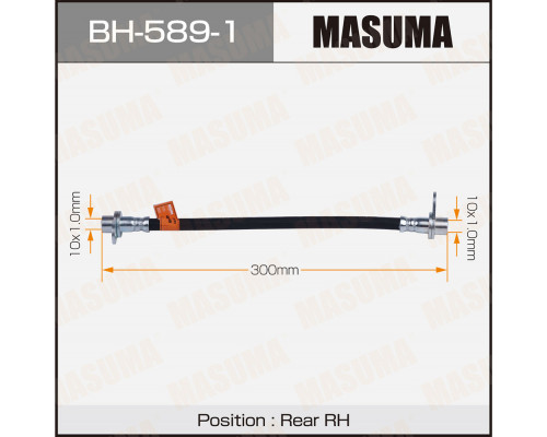 BH-589-1 Masuma Шланг тормозной задний правый для Mitsubishi Outlander XL (CW) 2006-2012