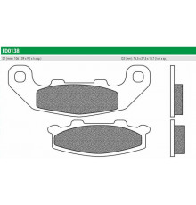 FD0138BT Newfren Колодки тормозные мото