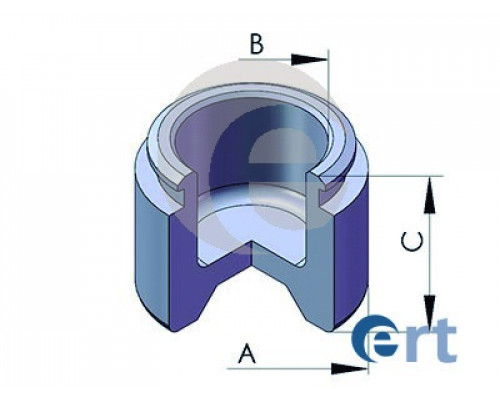151233-C ERT Поршень переднего суппорта