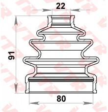 TO2401R VTR Пыльник внут ШРУСа (к-кт)