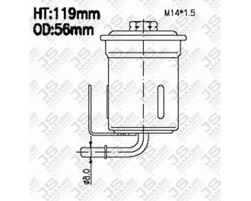 FS9120 JS Asakashi Фильтр топливный