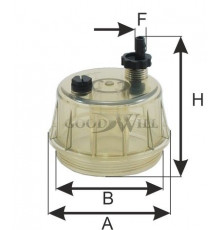 FSG1001 GoodWill Крышка топливного фильтра для Hyundai HD 35-78 2003>