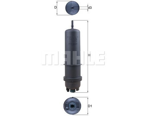 KL872/7 Mahle / Knecht Фильтр топливный