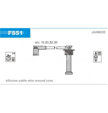 FS51 Janmor Провода высокого напряж. к-кт