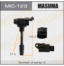 MIC-123 Masuma Катушка зажигания