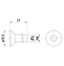 TPM0004 Textar Болт крепления диска