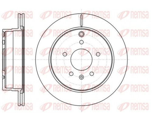 61182.10 Remsa Диск тормозной задний