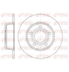 6724.00 Remsa Диск тормозной задний для Audi A6 [C5] 1997-2004