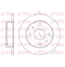 6830.00 Remsa Диск тормозной передний вентилируемый