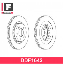 DDF1642 Ferodo Диск тормозной передний вентилируемый