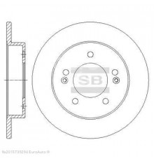 SD1106 HI-Q Диск тормозной задний