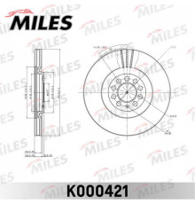 K000421 Miles Диск тормозной передний вентилируемый