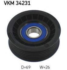 VKM34231 SKF Ролик дополнительный руч. ремня