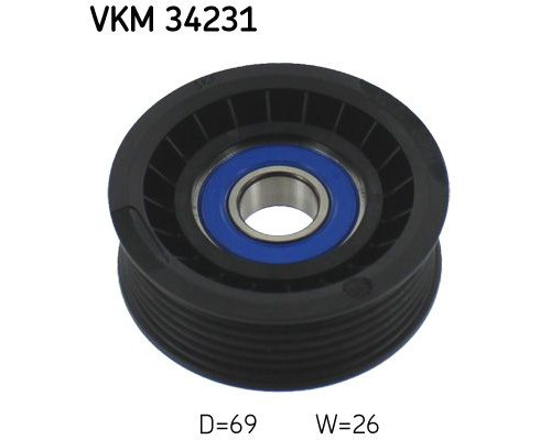 VKM34231 SKF Ролик дополнительный руч. ремня