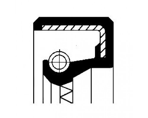 12001192B Corteco Сальник распредвала задний