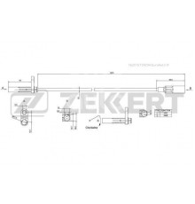 SE-6144 Zekkert Датчик ABS задний правый