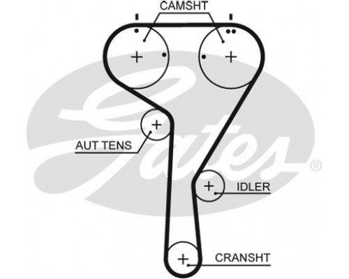 5680XS Gates Ремень ГРМ