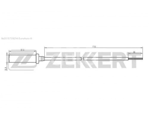 SE-6021 Zekkert Датчик ABS задний